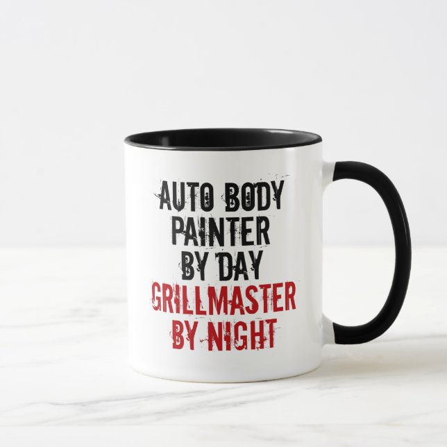 Grillmaster Auto Body Painter Mug (Right)