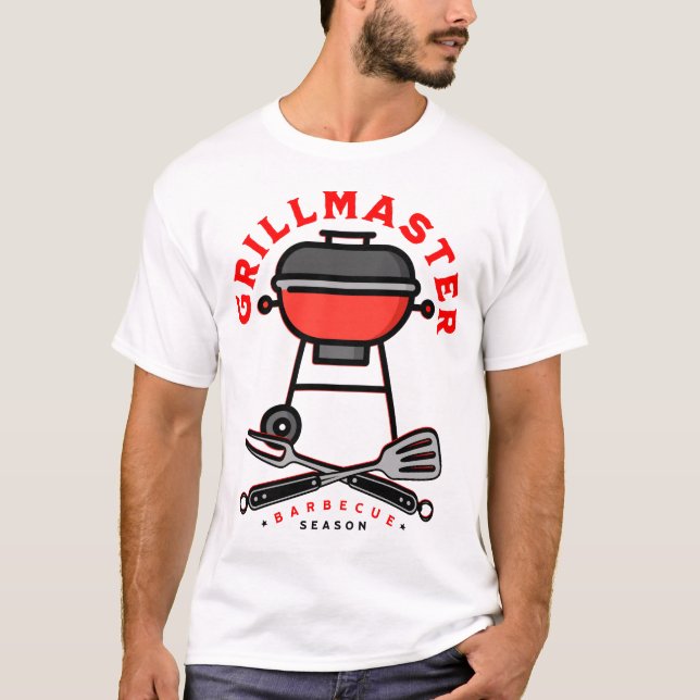 Grillmaster, Barbecue Season T-Shirt (Front)