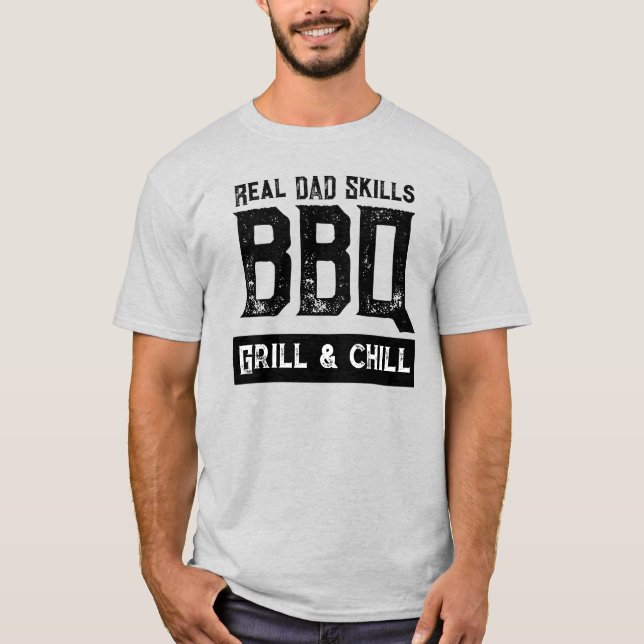 Grillmaster dad cool funny T-Shirt (Front)