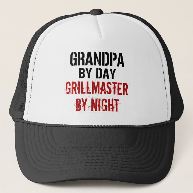 Grillmaster Grandpa Trucker Hat (Front)