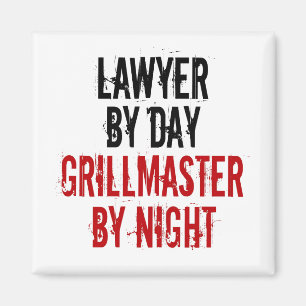 Grillmaster Lawyer Magnet