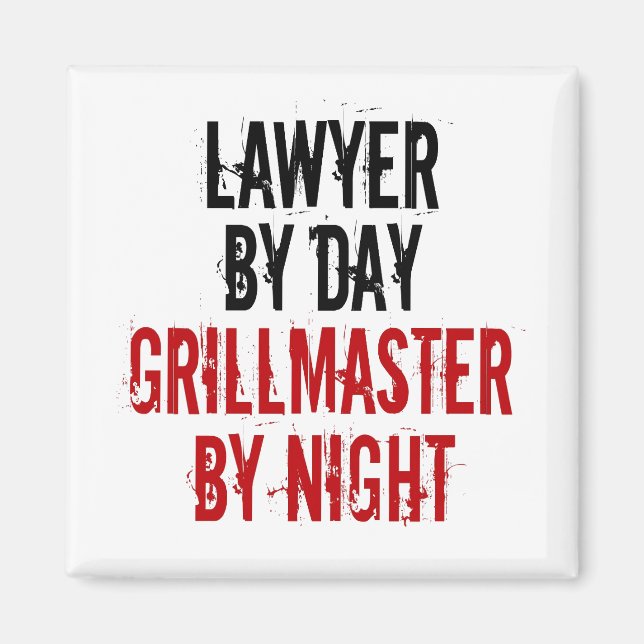 Grillmaster Lawyer Magnet (Front)