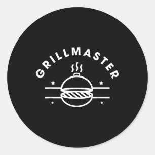 Grillmaster Shirt - Bbq Master  Classic Round Sticker