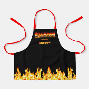 Grillmaster Trainee Apron with your Name on it