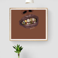 Grillz Aesthetic, Gold Grills (Grillz) teeth art