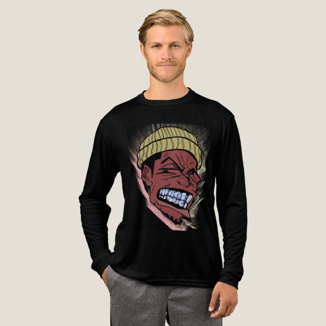 Grillz Keychain Tri-Blend Shirt (Full Front)