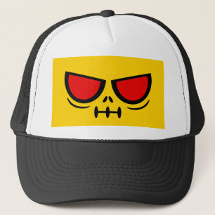Grim Face™ Brand Yellow & Black Trucker Hat