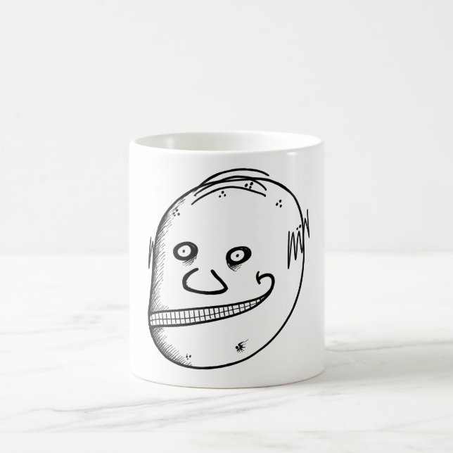 Grim guy coffee mug (Center)