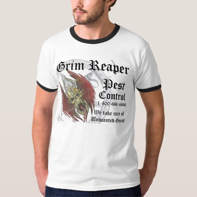 GRIM-PEST-CONTROL T-Shirt (Front)