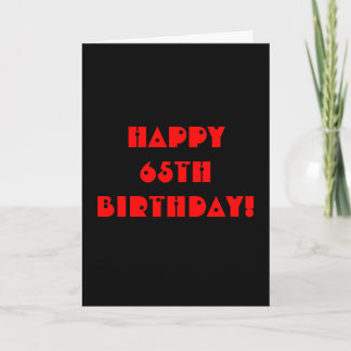 Grim Reaper 65th Birthday Card