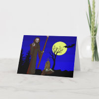 Grim Reaper at Graveyard