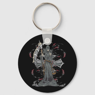 Grim Reaper Awaits Key Ring