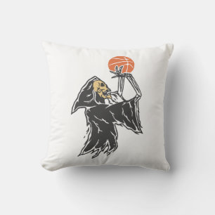 Grim Reaper Basketball Cushion