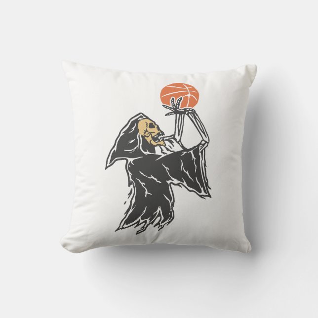 Grim Reaper Basketball Cushion (Front)