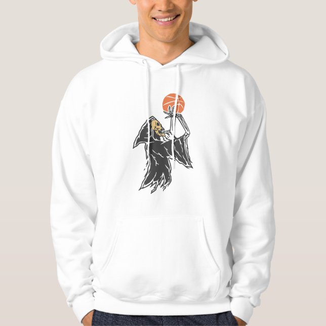 Grim Reaper Basketball Hoodie (Front)