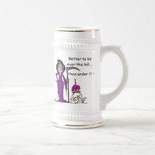 Grim Reaper Birthday Humour Beer Stein