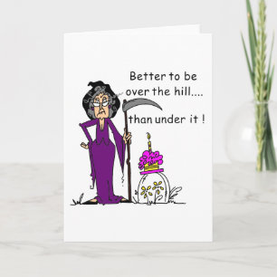 Grim Reaper Birthday Humour Card