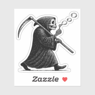 Grim Reaper Blowing Bubbles
