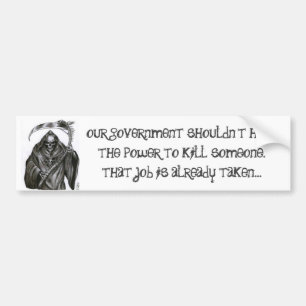 Grim Reaper Bumper Sticker