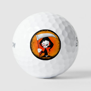 Grim Reaper Cartoon  Golf Balls