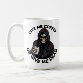 Grim reaper coffee mug,Horror Spooky gift Mug