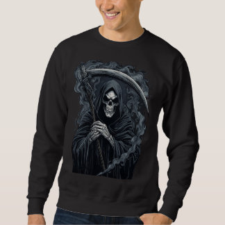 Grim Reaper Dark Art Graphic Sweatshirt