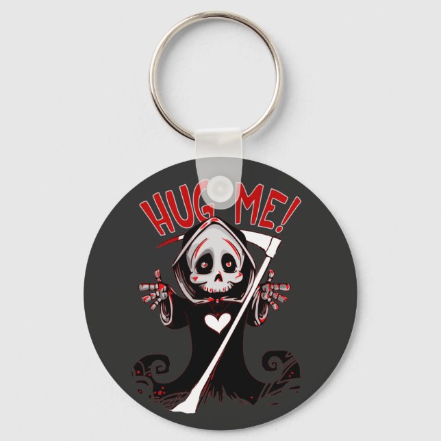 Grim Reaper Death Keychain (Front)