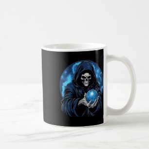Grim Reaper Death Skeleton Halloween Coffee Mug