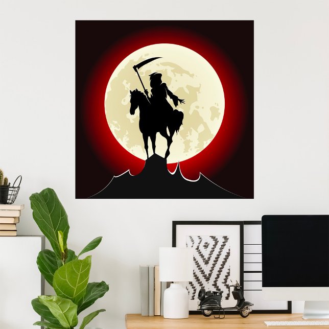 Grim Reaper Full Moon Poster (Creator Uploaded)