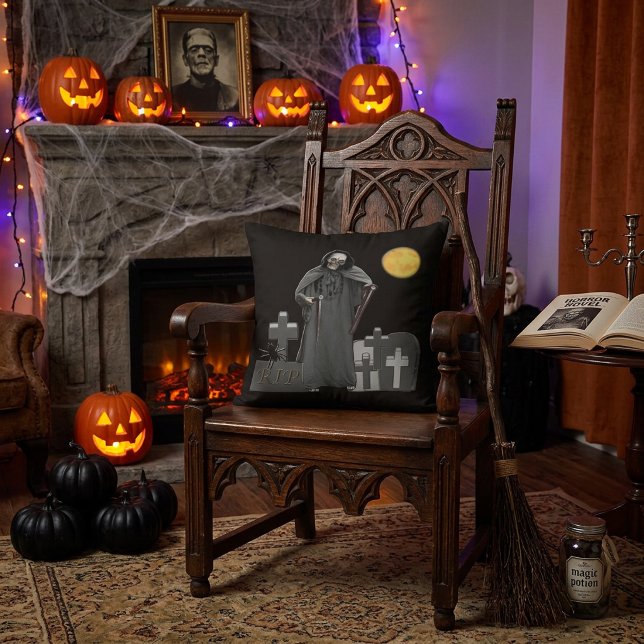 Grim Reaper Graveyard Cushion (Creator Uploaded)