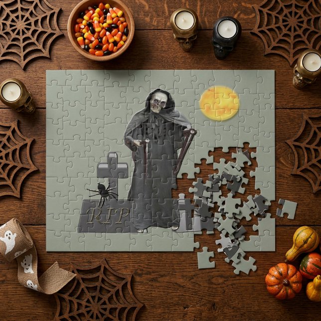 Grim Reaper Graveyard Jigsaw Puzzle (Creator Uploaded)