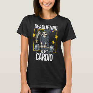 Grim Reaper Gym Weight Training Deadlift T-Shirt