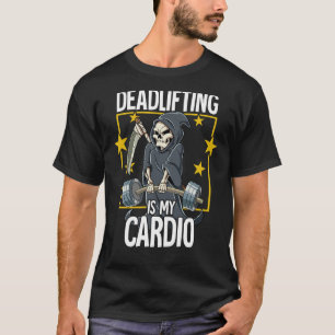 Grim Reaper Gym Weight Training Deadlift T-Shirt