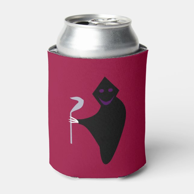 Grim Reaper Halloween Can Cooler (Can Front)