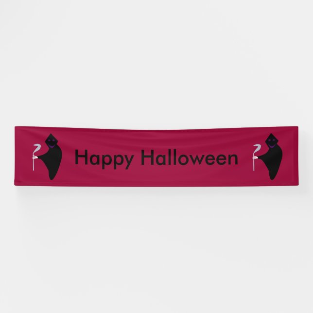 Grim Reaper Halloween Custom Banner (Horizontal)