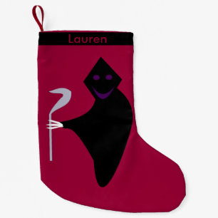 Grim Reaper Halloween Custom Stocking