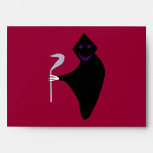 Grim Reaper Halloween Customisable Envelope