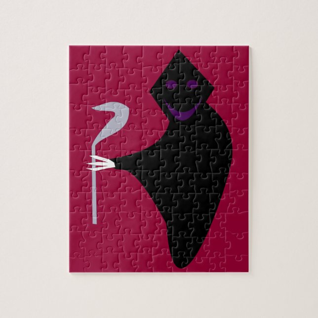 Grim Reaper Halloween Puzzle (Vertical)