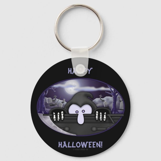 Grim Reaper Kilroy Keychain (Front)