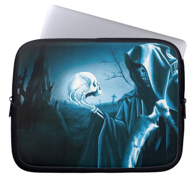 Grim Reaper Laptop Keeper Sleeve (Front)