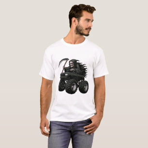 Grim Reaper Monster Truck T-Shirt