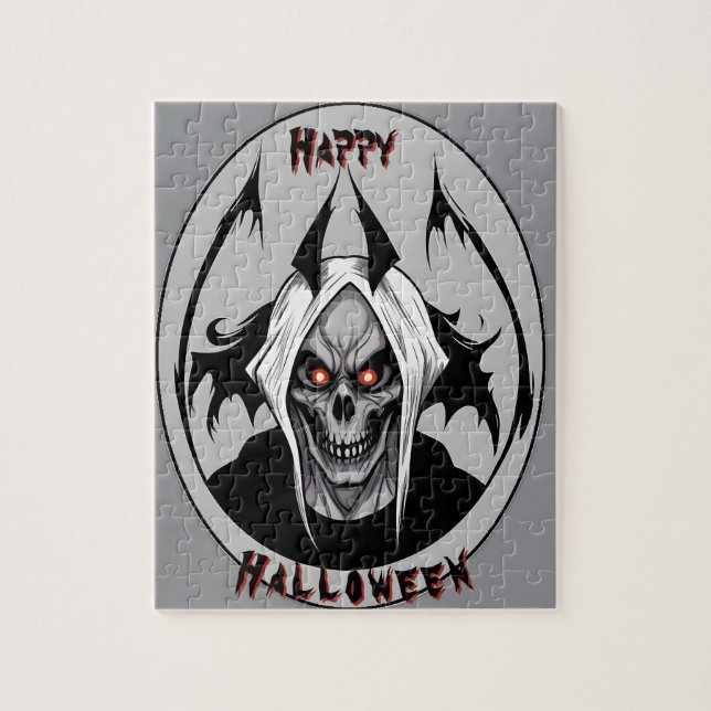 Grim Reaper Of The Blazing Eyes Jigsaw Puzzle (Vertical)