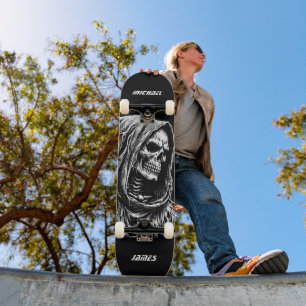 Grim Reaper Personalised Skateboard