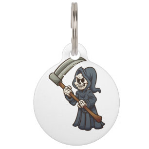 grim reaper pet tag