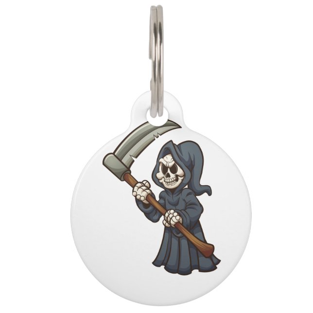 grim reaper pet tag (Front)