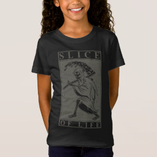Grim Reaper Pizza Scythe Slice Of Life T-Shirt