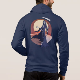 Grim Reaper Road Trip   Hitchhiker Hoodie