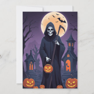 Grim Reaper’s Greetings – Halloween Greeting Card