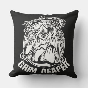 Grim Reaper Scary Halloween Cushion