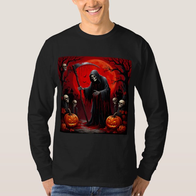 Grim Reaper Scene T-Shirt (Front)